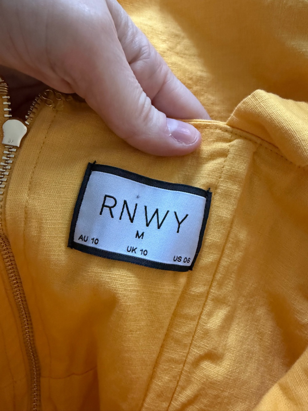 Runaway • Roxy Mini Yellow Dress - Picture 8 of 8